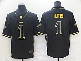 Nike Eagles 1 Jalen Hurts Black Gold Vapor Untouchable Limited Jersey Dzhi,baseball caps,new era cap wholesale,wholesale hats